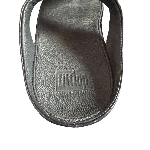 Fitflop Cha Cha Black Tassel Sandals Women's, Size 9 - Picture 10 of 10